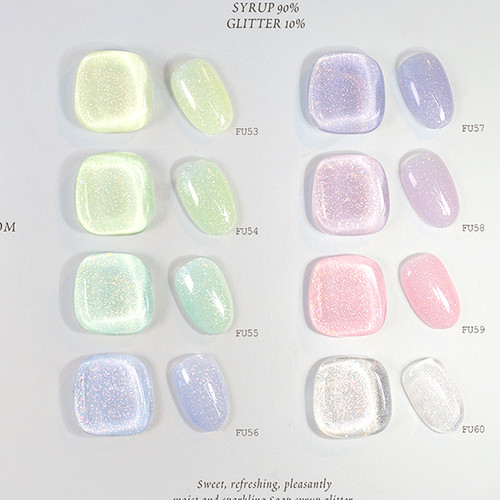 From the nail - the, glitter